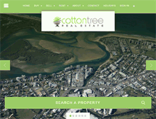 Tablet Screenshot of cottontreerealestate.com.au